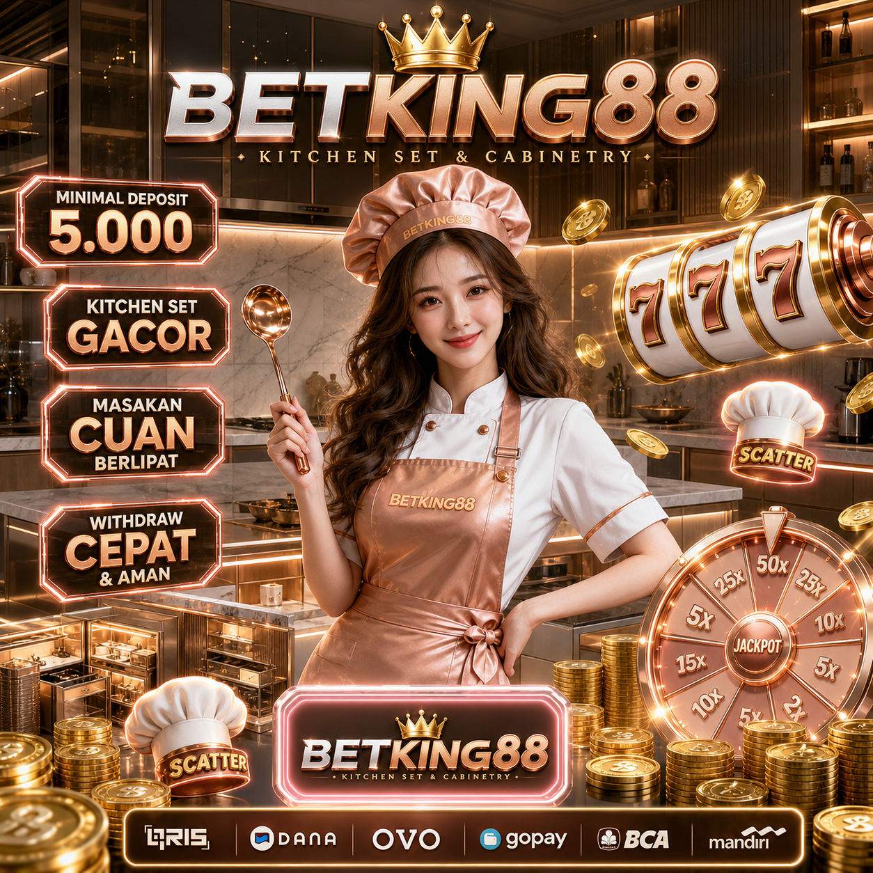 BETKING88 : Pembuatan Kitchen Set dan Lemari Kayu